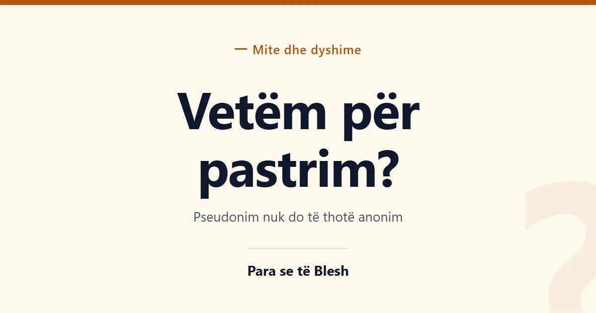 A është Bitcoin anonim? Gjurmimi real në blockchain